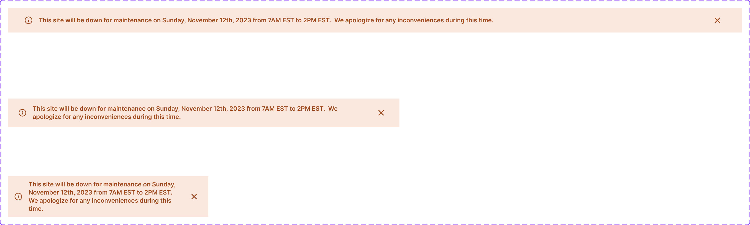 maintenance-banner preview